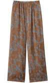 Rayon Jacquard Abstract Paisley プリントパンツ