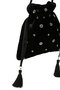 Velvet Embroidery Drawstring ショルダーバッグ ヌキテパ/ne Quittez pas
