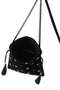 Velvet Embroidery Drawstring ショルダーバッグ ヌキテパ/ne Quittez pas
