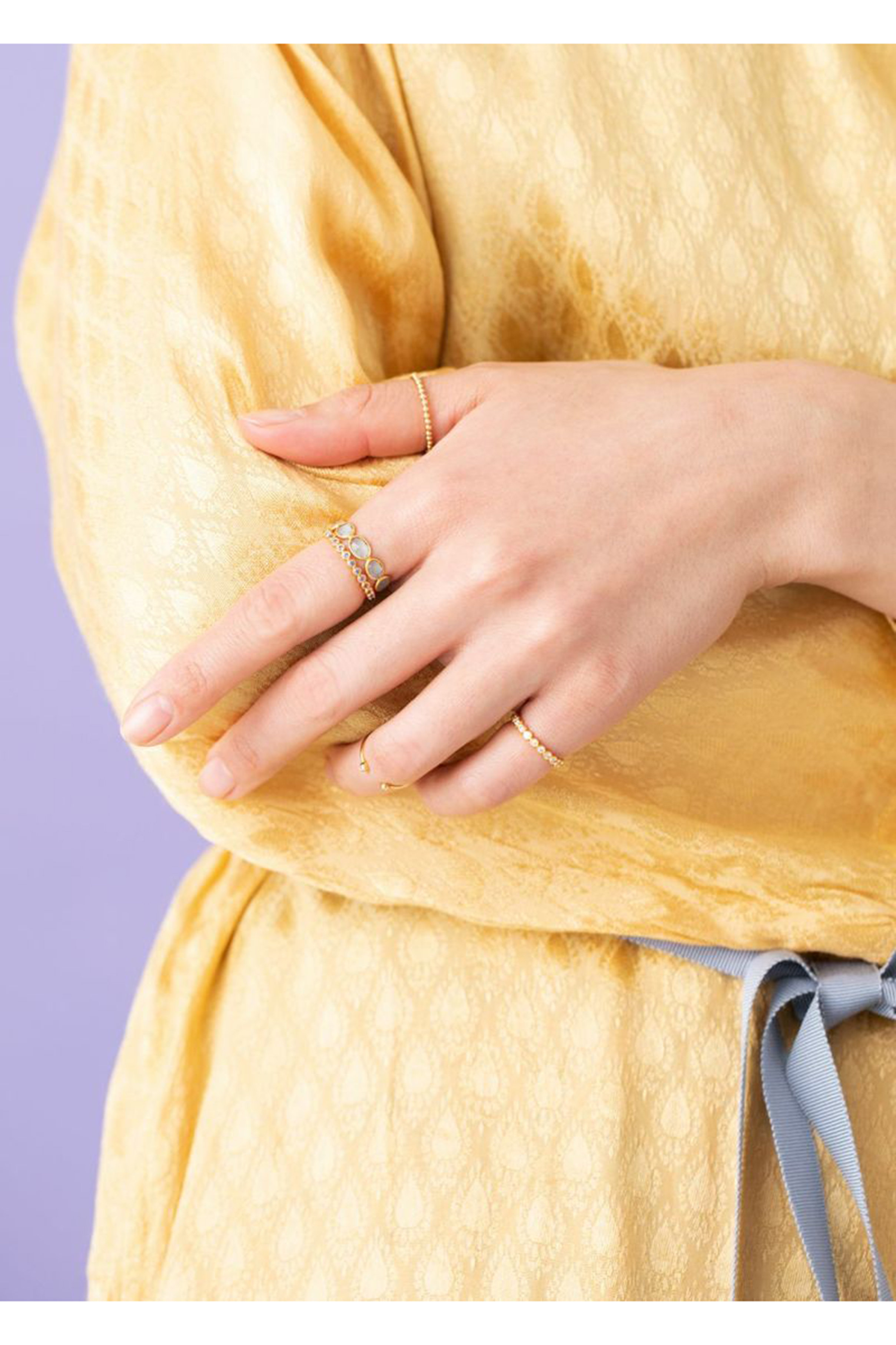 ne Quittez pas(ヌキテパ)｜【UPALA】Tiny Gem エタニティリング