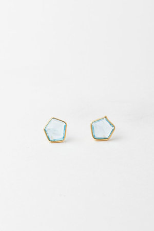 ヌキテパ/ne Quittez pasの【UPALA】Pentagon Bezel ミニスタッドピアス