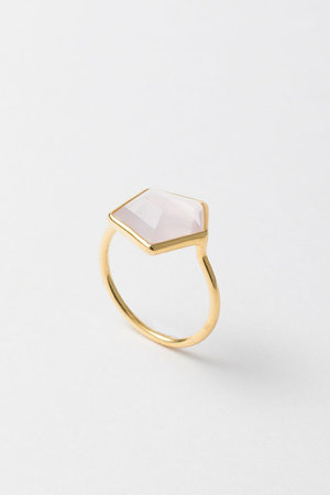 ヌキテパ/ne Quittez pasの【UPALA】Pentagon Bezel リング(150400/150401)