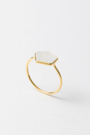 ヌキテパ/ne Quittez pasの【UPALA】Pentagon Bezel リング(150400/150401)