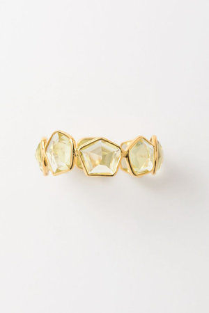 ヌキテパ/ne Quittez pasの【UPALA】Lemon Quartz Pentagon エタニティリング(150400/150401)