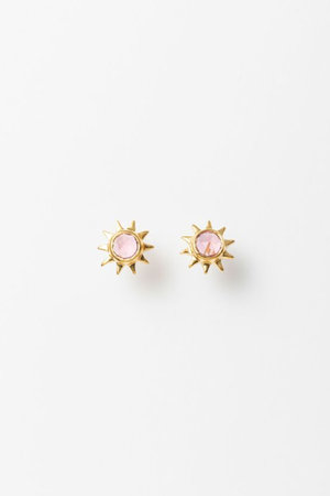 ヌキテパ/ne Quittez pasの【予約販売】【UPALA】Sun スタッド With ピンクトルマリン(150100/150101)