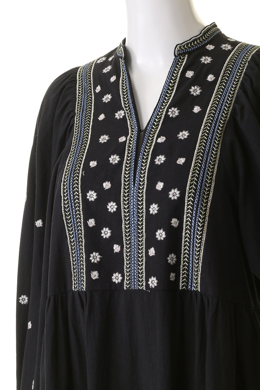 ne Quittez pas(ヌキテパ)｜CRIMP COTTONエンブロイダリー ヨーク  