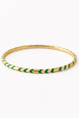 ヌキテパ/ne Quittez pasの【UPALA】Striped Enamel バングル(150300/150301)