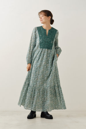 ヌキテパロングワンピース ne Quittez pas (ヌキテパ) ロング ワンピース Cotton Lurex