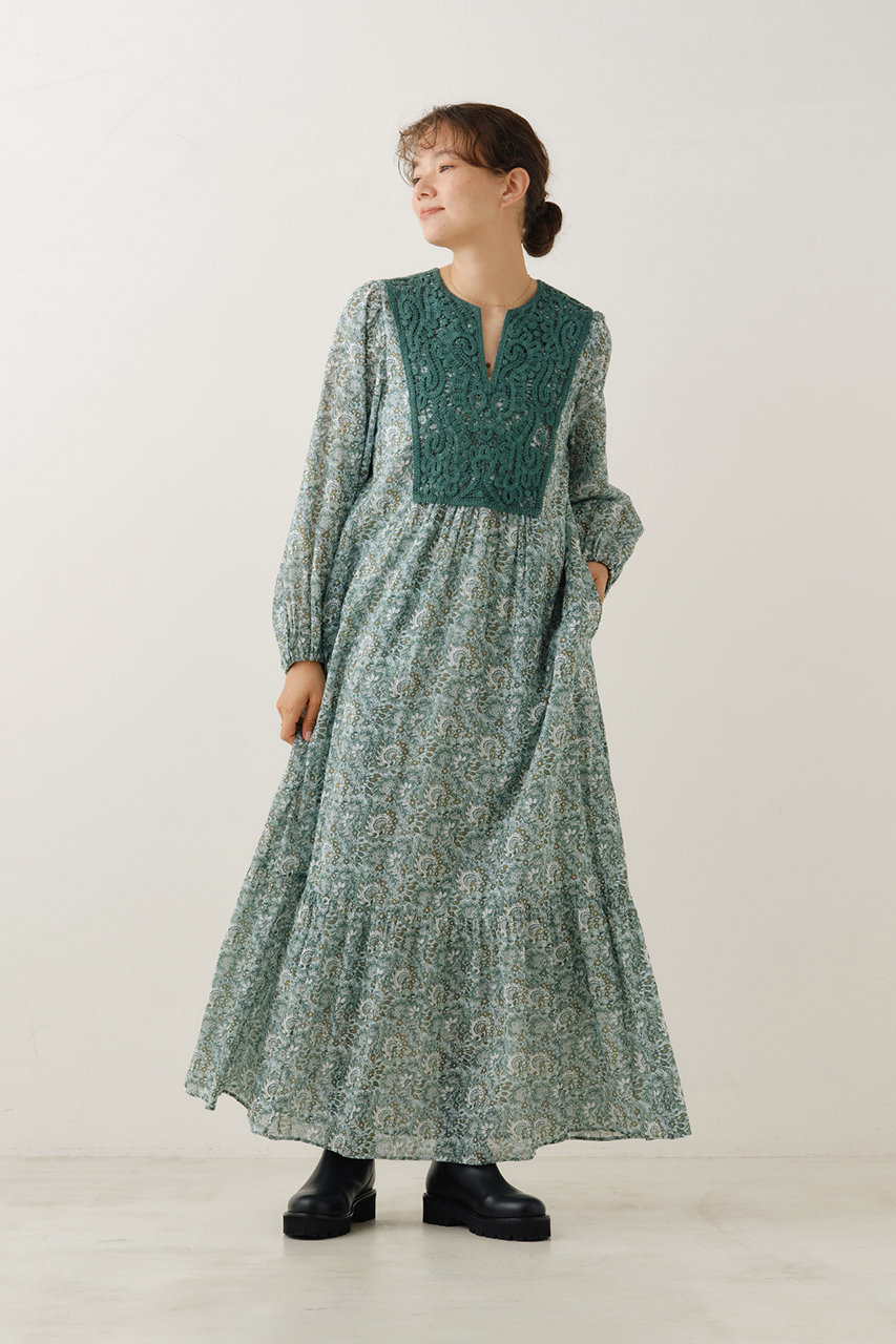 ne Quittez pas(ヌキテパ)｜COTTON ORGANZA ペイズリー ダンス レース