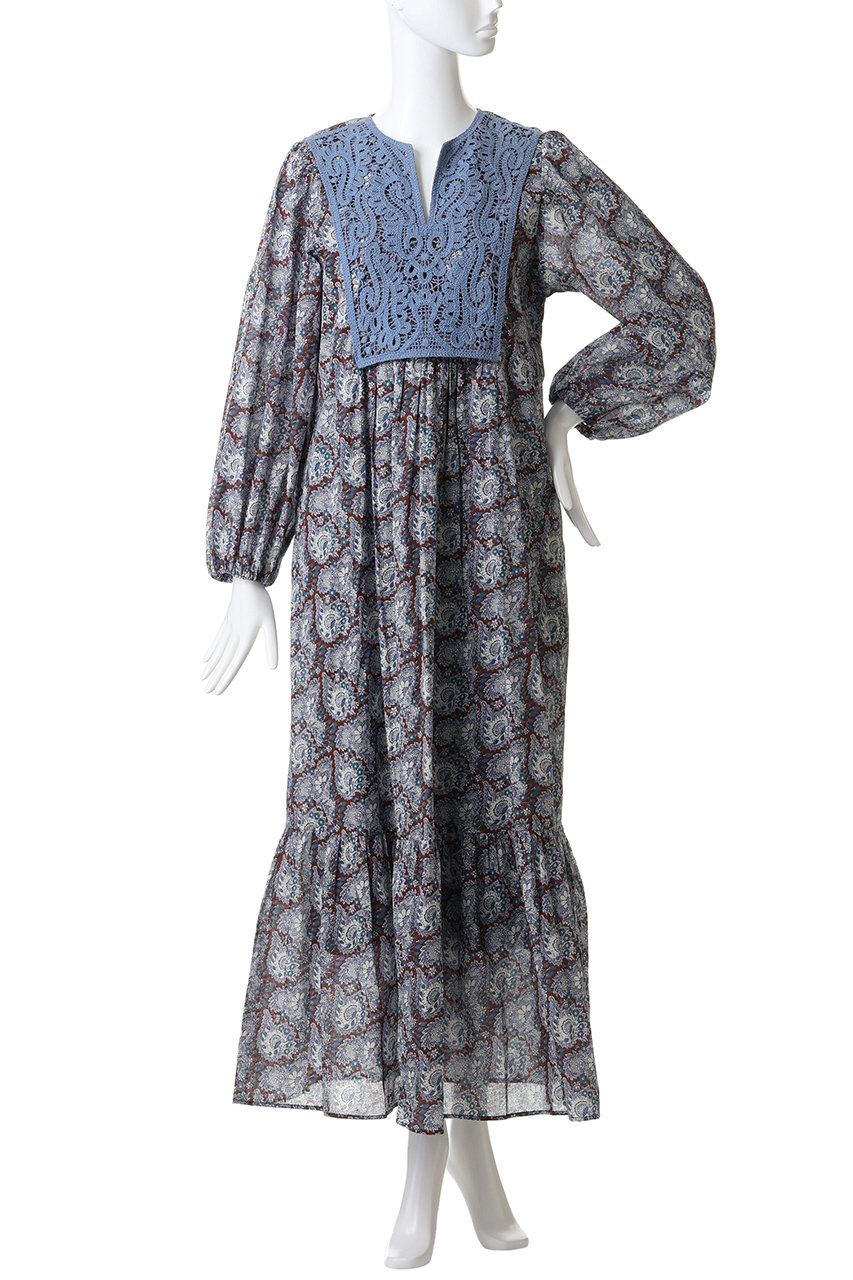 ne Quittez pas(ヌキテパ)｜COTTON ORGANZA ペイズリー ダンス レース