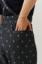 DENIM FOIL PRINT  ボタン パンツ ヌキテパ/ne Quittez pas