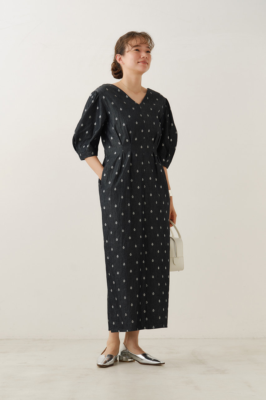 ne Quittez pas(ヌキテパ)｜DENIM FOIL PRINTハーフ スリーブ