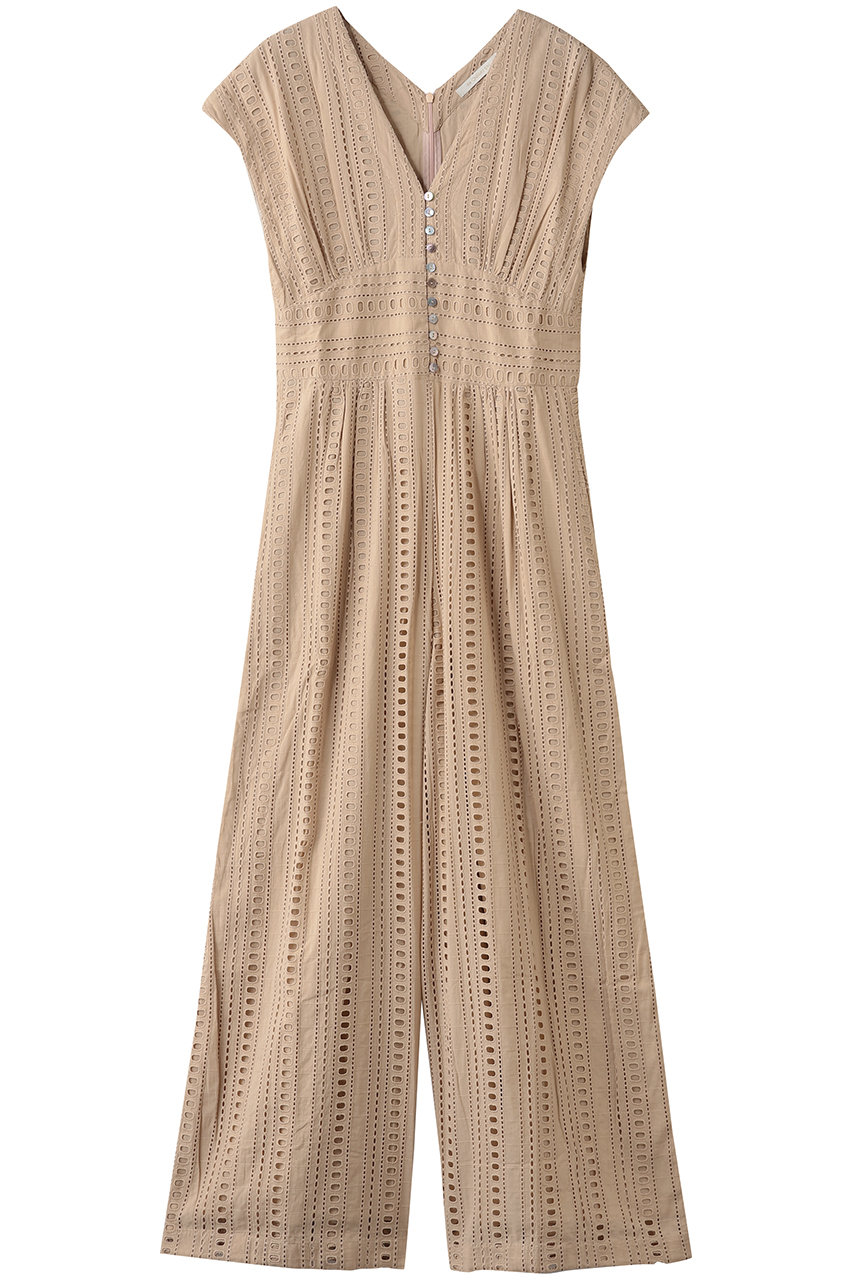 ne Quittez pas STRIPE CUTWORK オールインワン (ベージュ, M) ヌキテパ ELLE SHOP ne Quittez pas STRIPE CUTWORK オールインワン (ベージュ, M) ヌキテパ ELLE SHOP