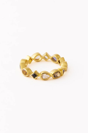 ヌキテパ/ne Quittez pasの【UPALA】 MULTI GEM エタニティ リング(150400/150401)