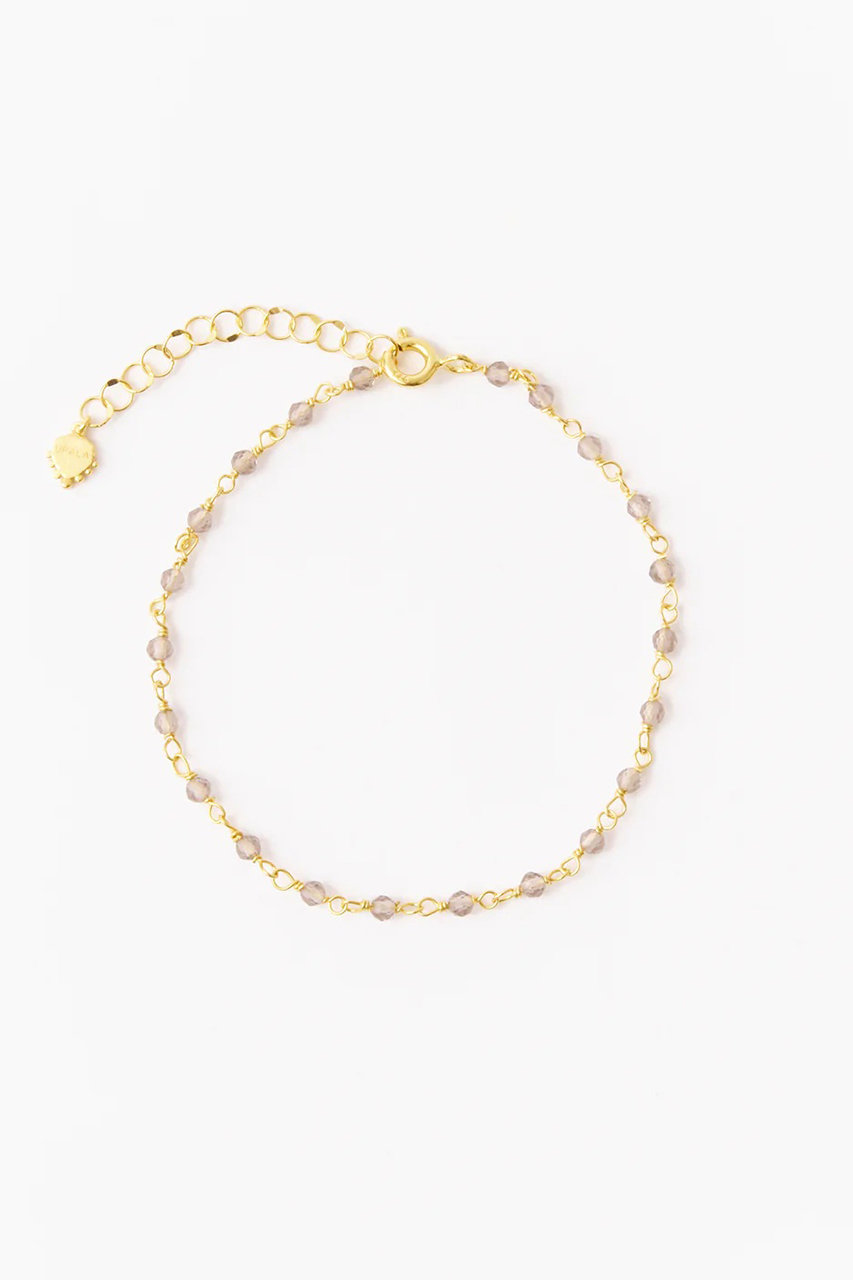 ヌキテパ/ne Quittez pasの【UPALA】SMOKYQUARWIREWRAPPEDブレスレット(スモーキークオーツ/706420305)