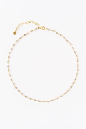 ヌキテパ/ne Quittez pasの【UPALA】 SMOKY QUAR WIRE WRAPPED  ネックレス(150200/150201)