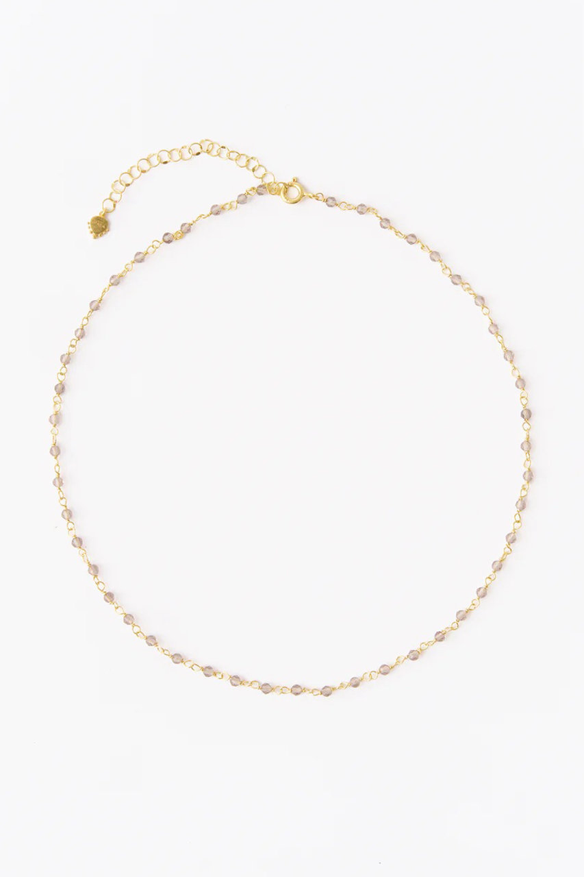 ヌキテパ/ne Quittez pasの【UPALA】 SMOKY QUAR WIRE WRAPPED  ネックレス(スモーキークオーツ/706320304)