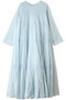 Cctton Voile ティアード マキシ ドレス ヌキテパ/ne Quittez pas ライトブルー