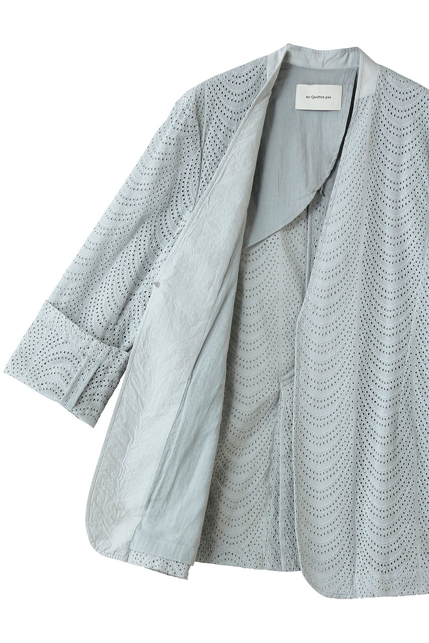ne Quittez pas(ヌキテパ)｜Cotton Voile Neem Cifre エンブロイダリー