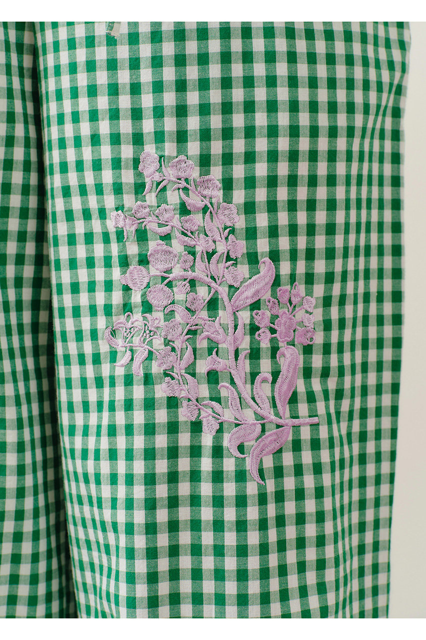 ne Quittez pas(ヌキテパ)｜Cotton Poplin Mimosa エンブロイダリー