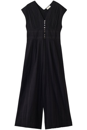 ヌキテパ/ne Quittez pasのSTRIPE カットワーク オールインワン(110600/110606)