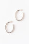 【UPALA】Oval Hoop Stud ピアス ヌキテパ/ne Quittez pas シルバー