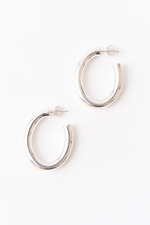 ヌキテパ/ne Quittez pasの【UPALA】Oval Hoop Stud ピアス(150100/150101)