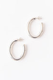 【UPALA】Oval Hoop Stud ピアス