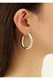 【UPALA】Oval Hoop Stud ピアス ヌキテパ/ne Quittez pas