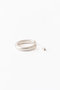 【UPALA】Oval Hoop Stud ピアス ヌキテパ/ne Quittez pas