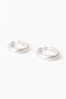 【UPALA】Oval Hoop Stud ピアス ヌキテパ/ne Quittez pas