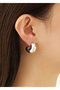 【UPALA】Puffy Hoop Stud ピアス ヌキテパ/ne Quittez pas