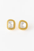 【UPALA】Moissanite Large Polki ピアス