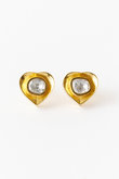 【UPALA】Moissanite Heart Polki ピアス