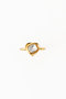【UPALA】Moissanite Heart Polki リング ヌキテパ/ne Quittez pas Moissanite
