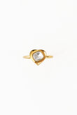 【UPALA】Moissanite Heart Polki リング
