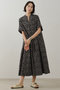 Poplin Print Big シャツドレス ヌキテパ/ne Quittez pas