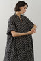 Poplin Print Big シャツドレス ヌキテパ/ne Quittez pas