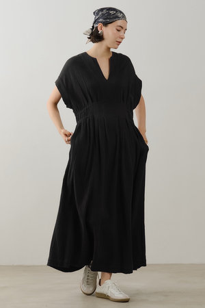 ヌキテパ/ne Quittez pasのCotton Double Gauze タックドレス(110500/110503)