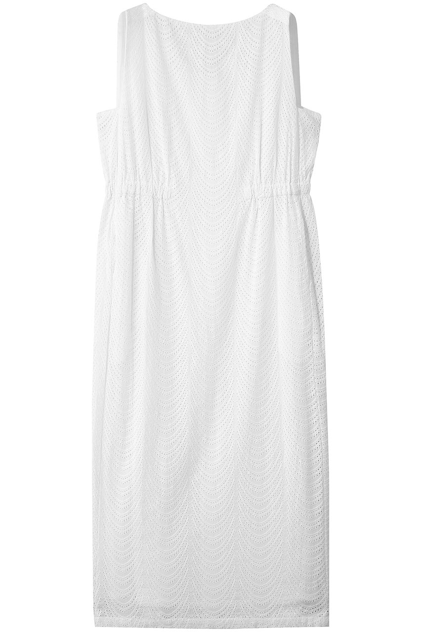 ヌキテパ/ne Quittez pasのCotton Voile Neem Cifre Embroidery ノースリーブドレス(ホワイト/010561FF4)