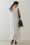 Cotton Voile Neem Cifre Embroidery ノースリーブドレス ヌキテパ/ne Quittez pas