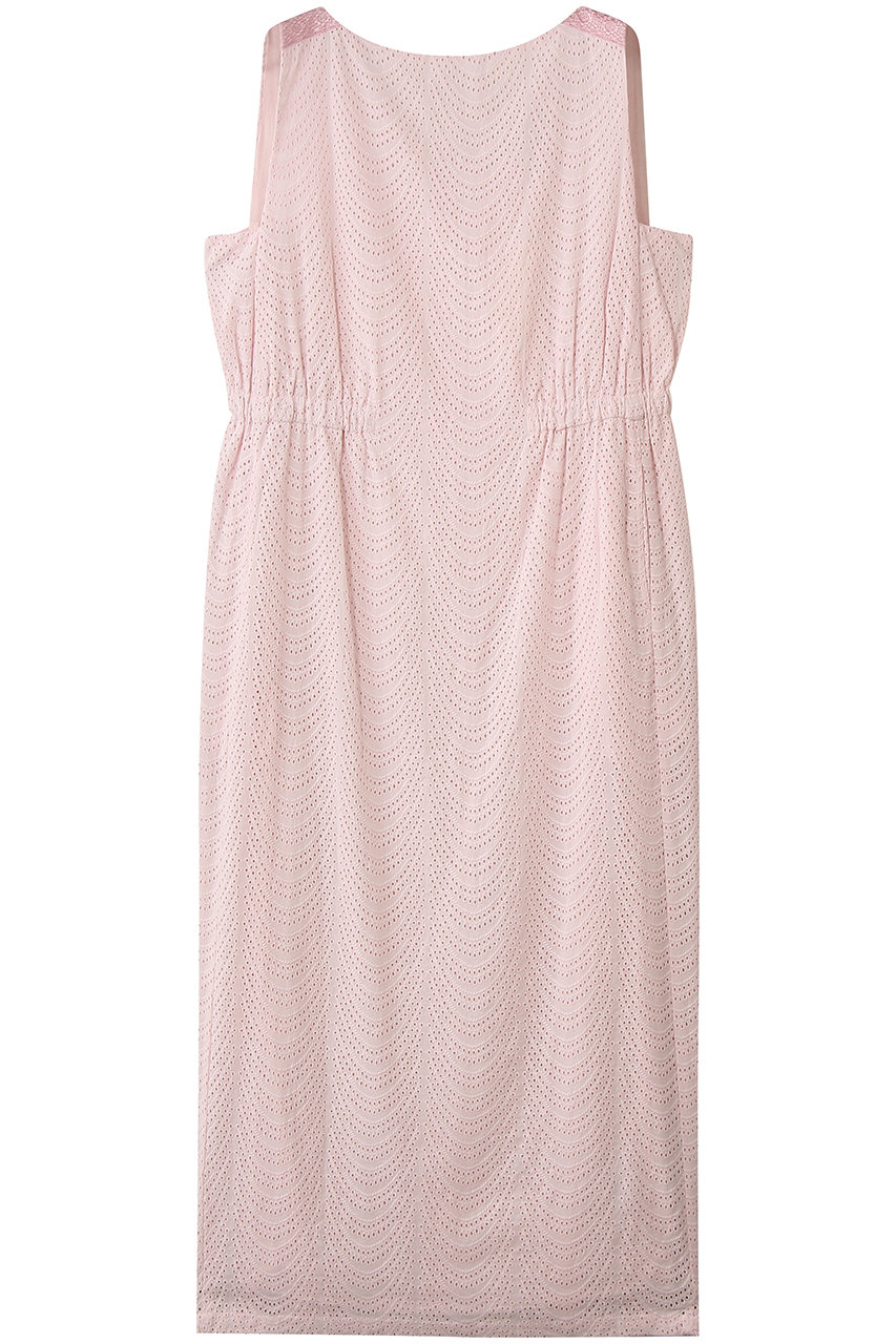 ヌキテパ/ne Quittez pasのCotton Voile Neem Cifre Embroidery ノースリーブドレス(ライトピンク/010561FF4)
