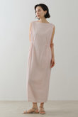 Cotton Voile Neem Cifre Embroidery ノースリーブドレス