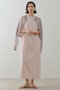 Cotton Voile Neem Cifre Embroidery ノースリーブドレス ヌキテパ/ne Quittez pas