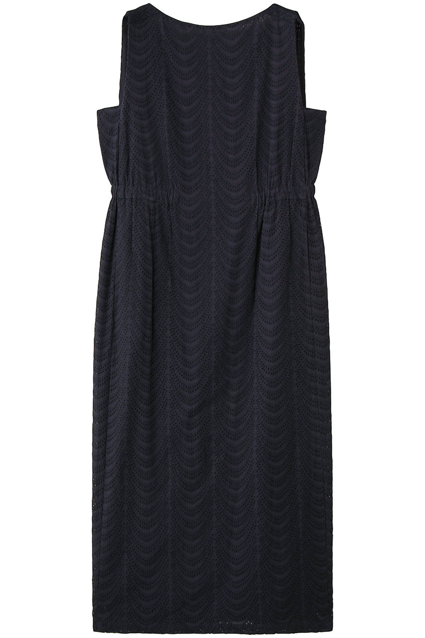 ヌキテパ/ne Quittez pasのCotton Voile Neem Cifre Embroidery ノースリーブドレス(ネイビー/010561FF4)