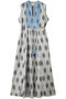 Cotton Jacquard Iberis print Embroidery ノースリーブドレス ヌキテパ/ne Quittez pas ミント