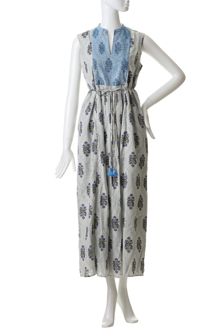 ne Quittez pas(ヌキテパ)｜Cotton Jacquard Iberis print Embroidery