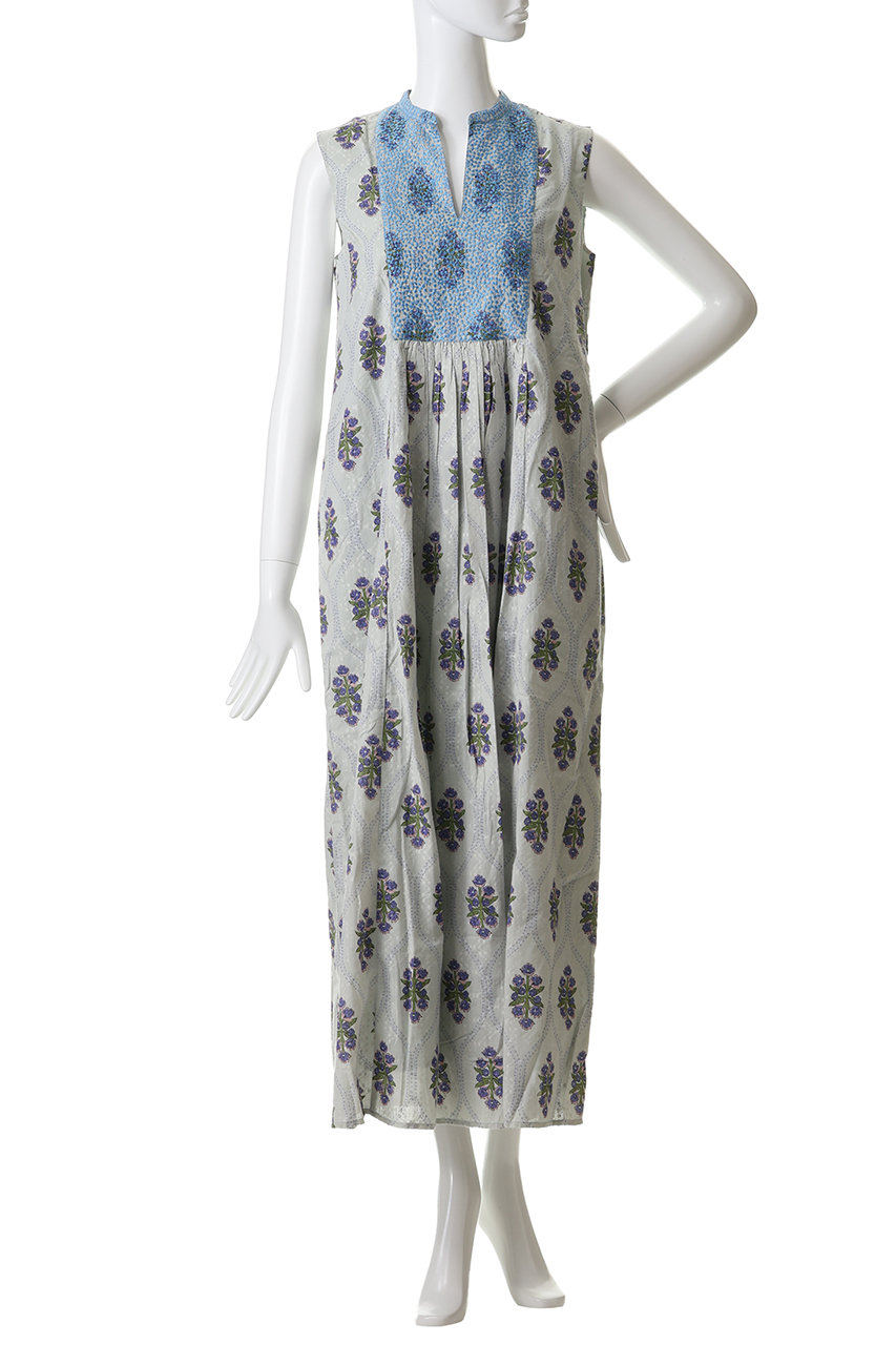 ne Quittez pas(ヌキテパ)｜Cotton Jacquard Iberis print Embroidery