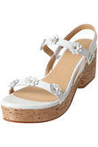 【ELLE SHOP限定】【PELLICO SUNNY】フラワーストラップコルクソールサンダル