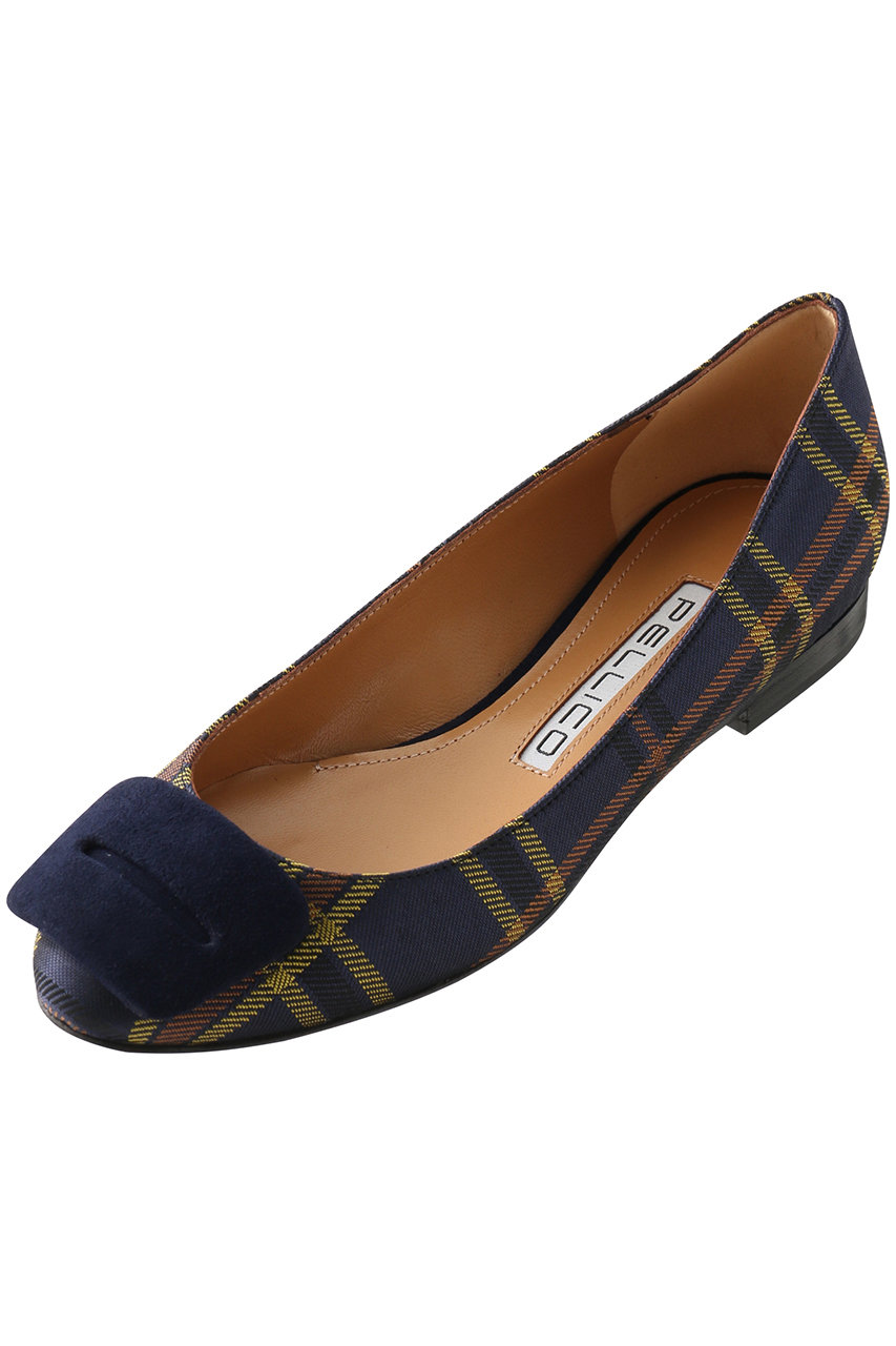 PELLICO ペリーコ フラット やぎ革 36サイズ　新品未使用 中古・古着通販】PELLICO (ペリーコ) DAMA ダマ スクエアトゥ ラメ